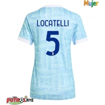 Camiseta Juventus Manuel Locatelli #5 Visitante Equipación para mujer 2025-26 manga corta